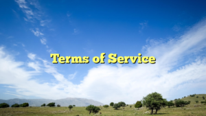 Terms of Service