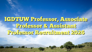 IGDTUW Professor, Associate Professor & Assistant Professor Recruitment 2026