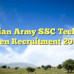 Indian Army SSC Tech 68 Men Recruitment 2026