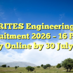 RITES Engineering Recruitment 2026 – 16 Posts, Apply Online by 30 July 2026