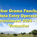 Raichur Grama Panchayat Data Entry Operator Recruitment 2026 – 34 Vacancies