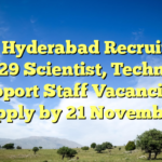 ARCI Hyderabad Recruitment 2026: 29 Scientist, Technical & Support Staff Vacancies – Apply by 21 November