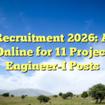 BEL Recruitment 2026: Apply Online for 11 Project Engineer-I Posts
