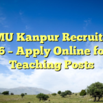 CSJMU Kanpur Recruitment 2026 – Apply Online for 27 Teaching Posts