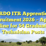 DRDO ITR Apprentice Recruitment 2026 – Apply Offline for 54 Graduate & Technician Posts