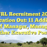 HURL Recruitment 2026 Notification Out: 11 Additional Chief Manager, Manager & Other Executive Posts