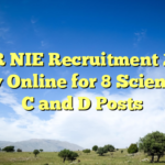 ICMR NIE Recruitment 2026: Apply Online for 8 Scientist B, C and D Posts