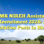 ICMR NIREH Assistant Recruitment 2026: 2 Deputation Posts in Bhopal