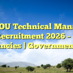 IGNOU Technical Manager Recruitment 2026 – 4 Vacancies | Government Job