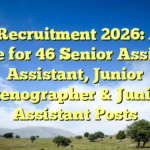 ITPO Recruitment 2026: Apply Online for 46 Senior Assistant, Assistant, Junior Stenographer & Junior Assistant Posts