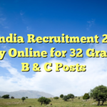 Oil India Recruitment 2026: Apply Online for 32 Grade A, B & C Posts
