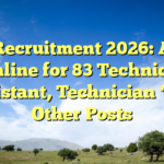SCL Recruitment 2026: Apply Online for 83 Technical Assistant, Technician ‘B’ & Other Posts
