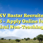 SMKV Bastar Recruitment 2026 – Apply Online for 20 Technical Non-Teaching Posts