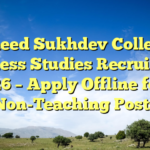 Shaheed Sukhdev College of Business Studies Recruitment 2026 – Apply Offline for 6 Non-Teaching Posts