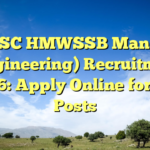 TGPSC HMWSSB Manager (Engineering) Recruitment 2026: Apply Online for 130 Posts