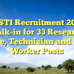 THSTI Recruitment 2026: Walk-in for 33 Research Nurse, Technician and Field Worker Posts